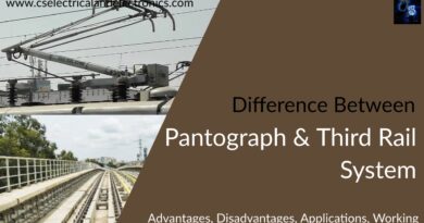 difference between pantograph and third rail system