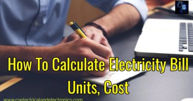 Calculate electricity bill