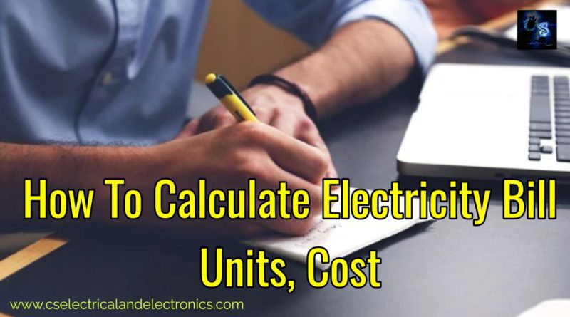 Calculate electricity bill
