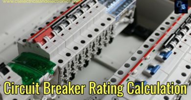 circuit breaker rating calaculation