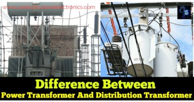 Difference between power transformer and distribution transformer