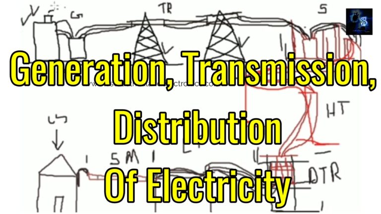 Generation transmission distribution of electricity