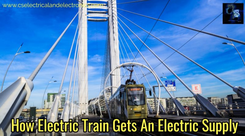 How electric train gets supply