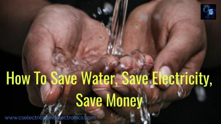 Save water