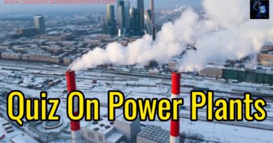 Quiz on power plants
