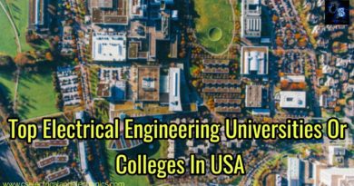 Top Electrical Engineering Universities Or Colleges In USA