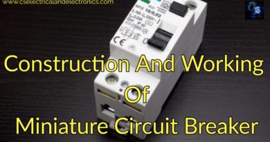 Working of circuit breaker
