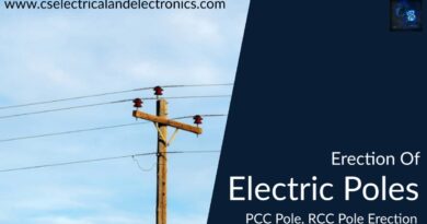 erection Of Electric poles