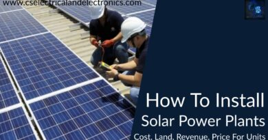 how to install solar Power plants