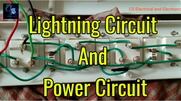 lightning circuit and heating circuit