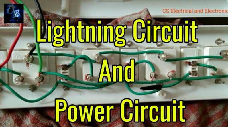 lightning circuit and heating circuit