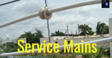 Overhead service mains
