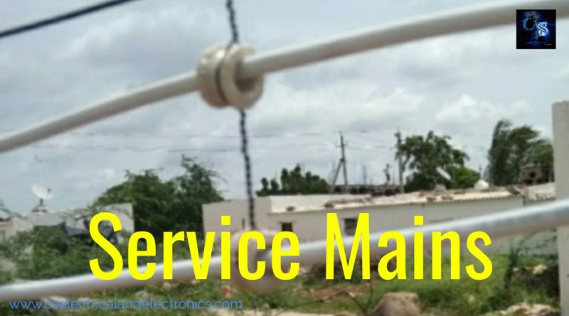 Overhead service mains