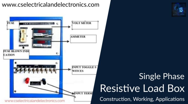 single Phase resistive Load Box