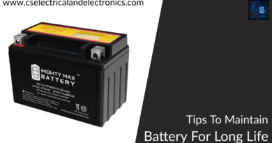 tips to maintain battery for long life