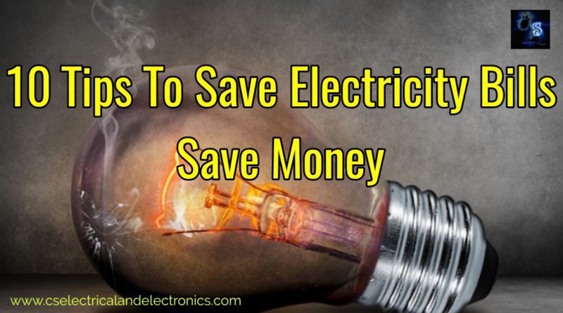 tips to save electricity bills
