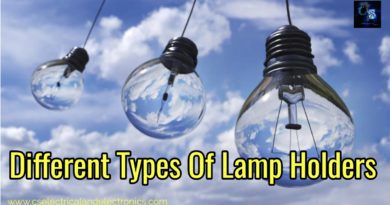 Types of lamp holders