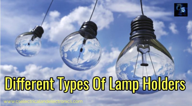 Types of lamp holders