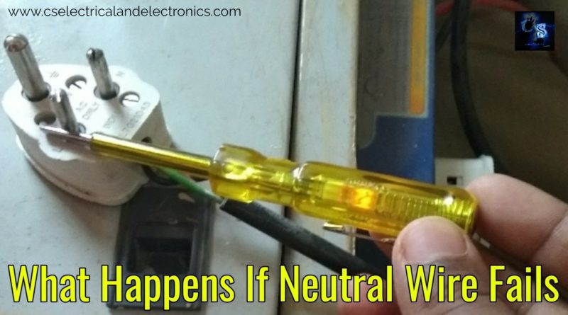 What happens if neutral wire fails
