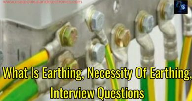 What Is Earthing, Necessity Of Earthing And Interview Questions
