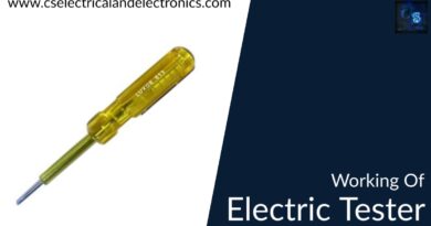 working Of electric tester