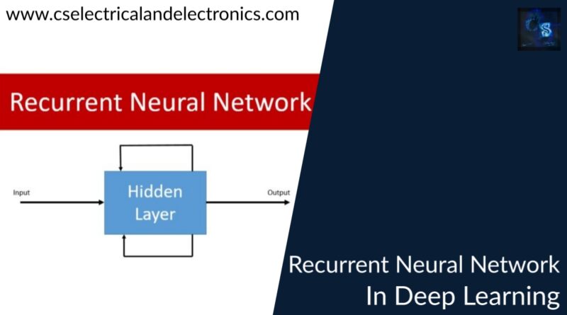 recurrent Neural Network in deep learning