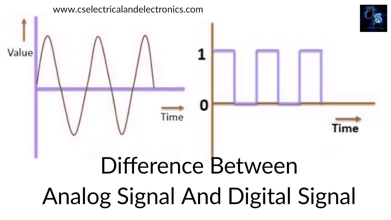 Difference Between An Analog Signal And Digital Signal