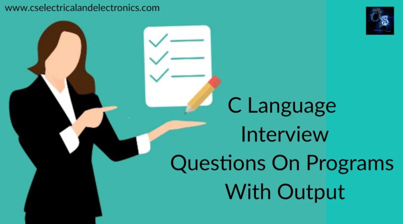 c-language-Interview-questions