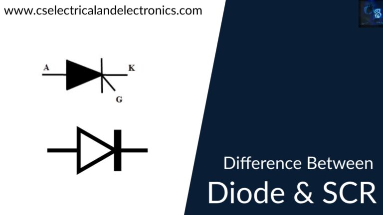 difference between diode and scr