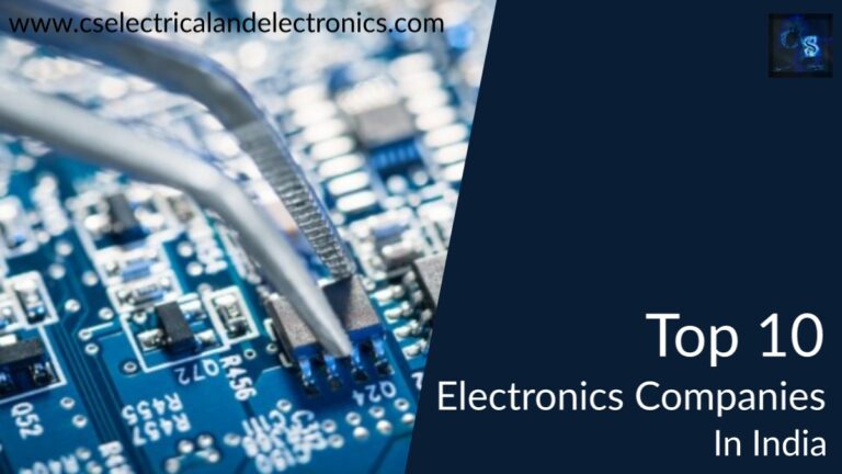 top 10 electronics Companies in india