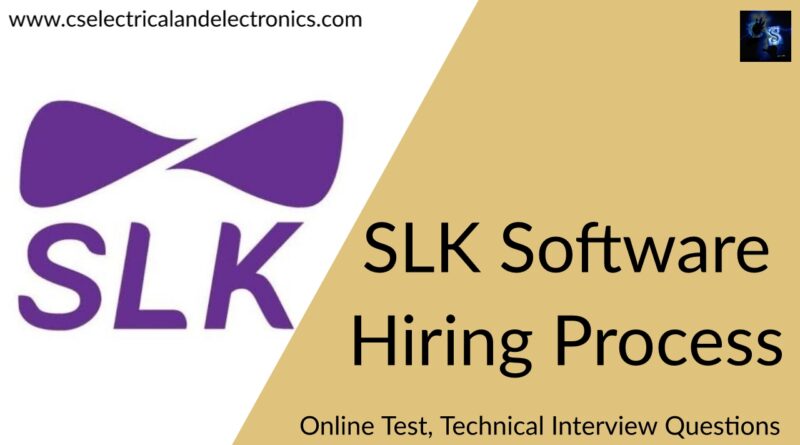 SLK Software hiring process