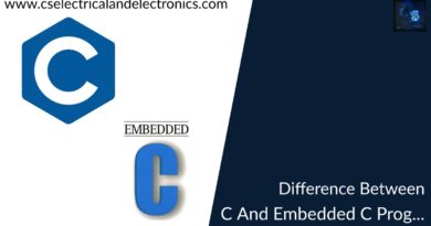 difference between c and embedded c programming