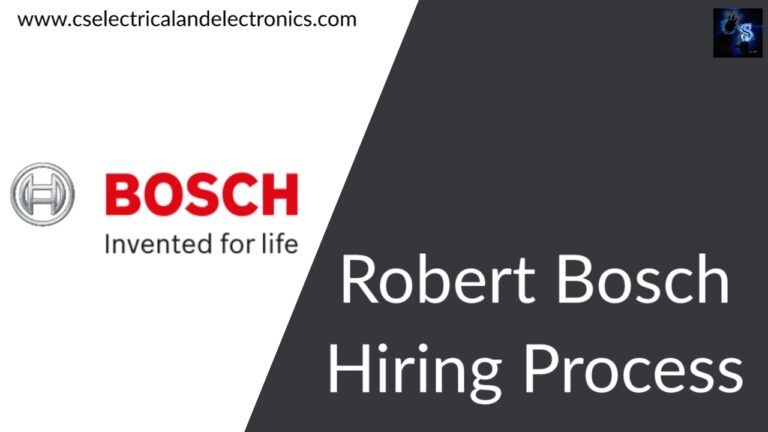 Robert Bosch Hiring Process