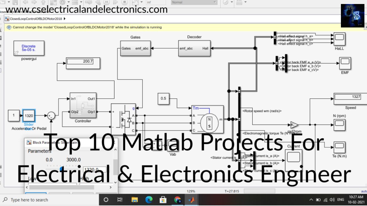 Top 10 MATLAB Projects For Electrical And Electronics Engineers