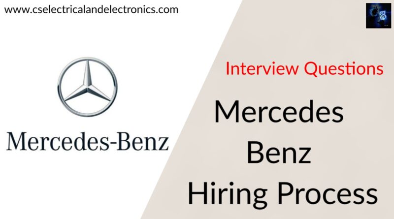 Mercedes Benz hiring process
