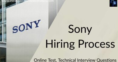 Sony Hiring Process Questions
