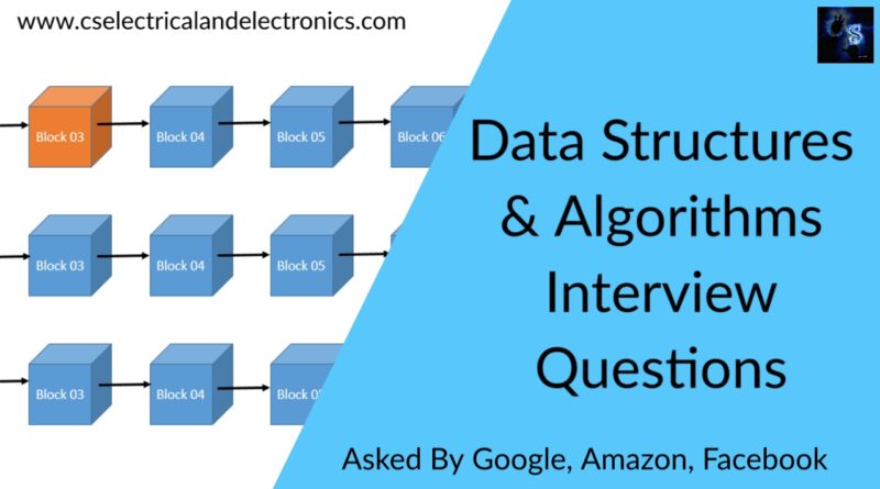 data Structures and Algorithm interview questions