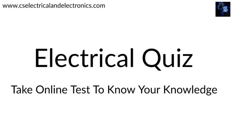 electrical quiz