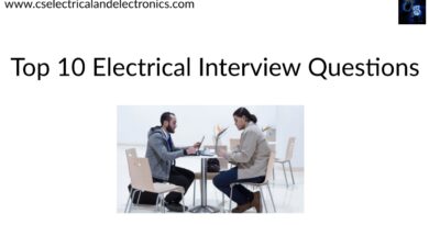 Electrical Interview Questions