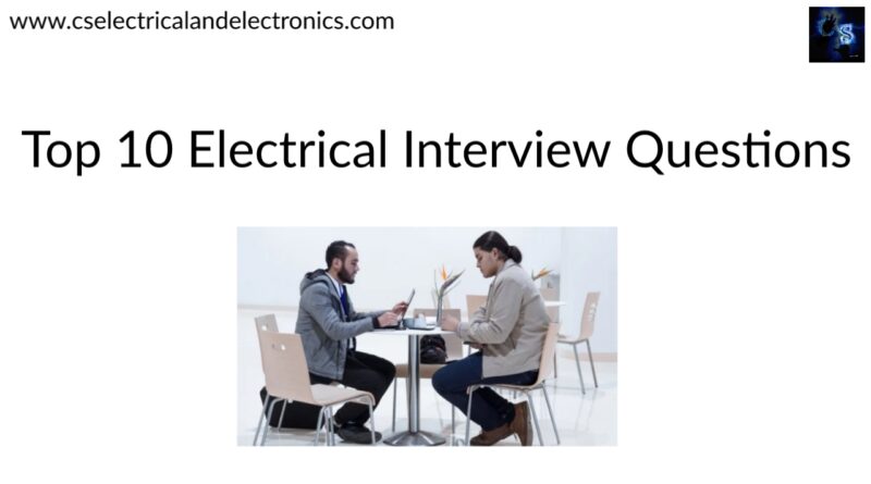 Electrical Interview Questions