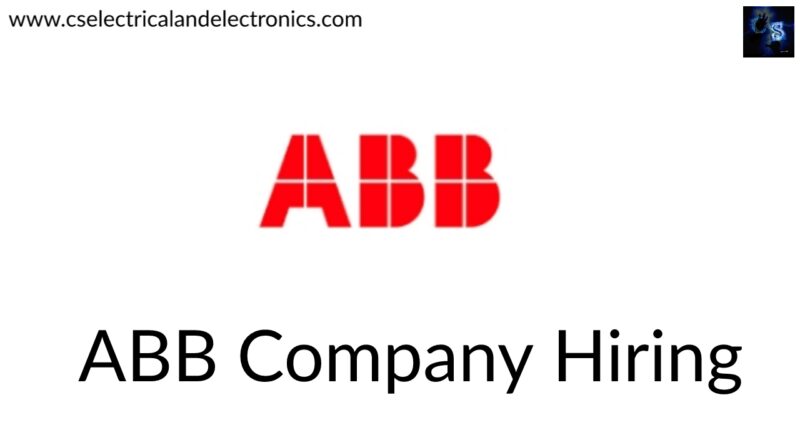 ABB Company Hiring
