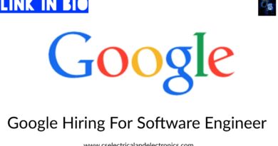 Google Hiring For Software Engineer