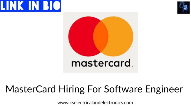 MasterCard hiring for software engineer