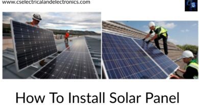 how to install solar panel