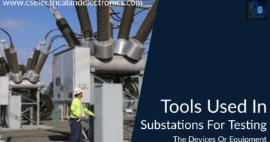 tools used in substations for testing the devices