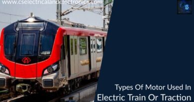 types of motor used in electric train or traction