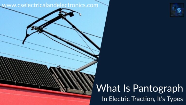 what is Pantograph in electric train