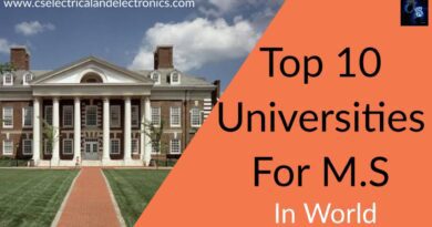Top 10 Universities For M.S in world