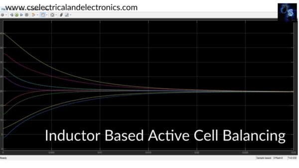 active cell balancing waveform using inductor method