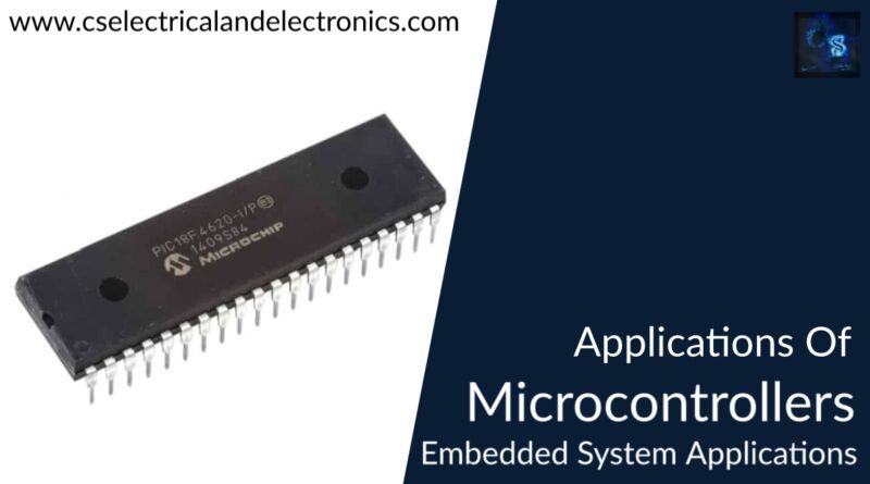 applications of microcontrollers